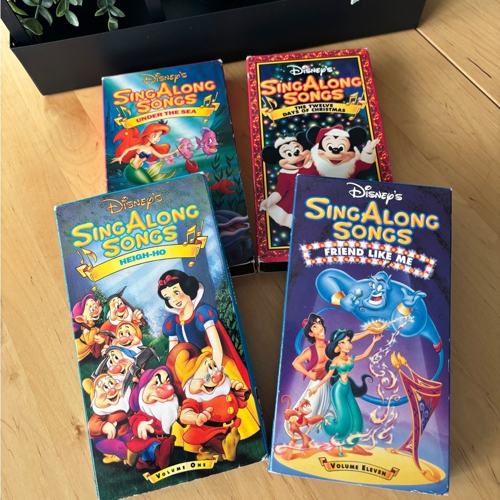 DISNEY Sing Along Songs VHS Bundle